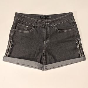 Prana Kara shorts - gray stretch denim